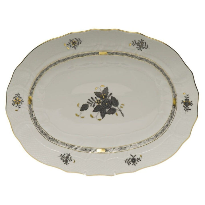 Herend Chinese Bouquet Platter Platters Herend Black 