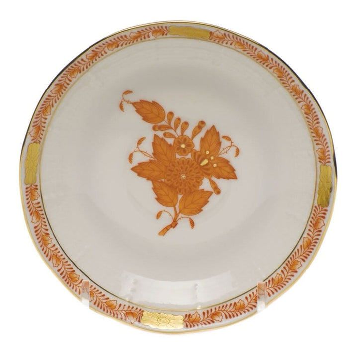 Herend Chinese Bouquet After Dinner Saucer Dinnerware Herend Rust 