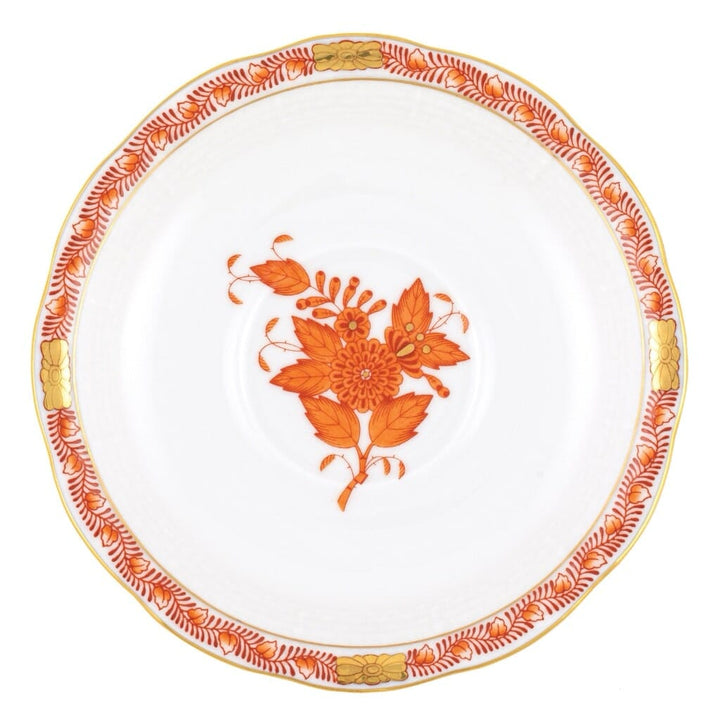 Herend Chinese Bouquet Tea Saucer Dinnerware Herend Rust 