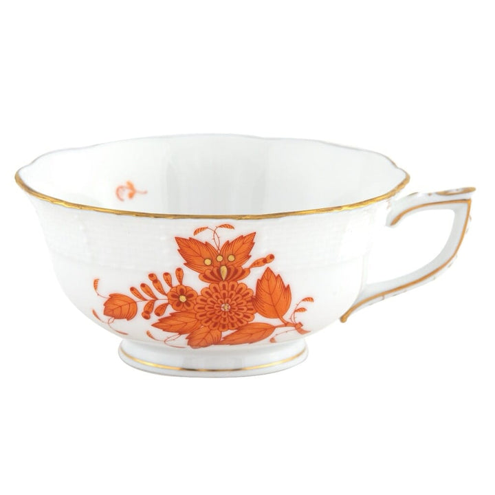 Herend Chinese Bouquet Tea Cup Dinnerware Herend Rust 
