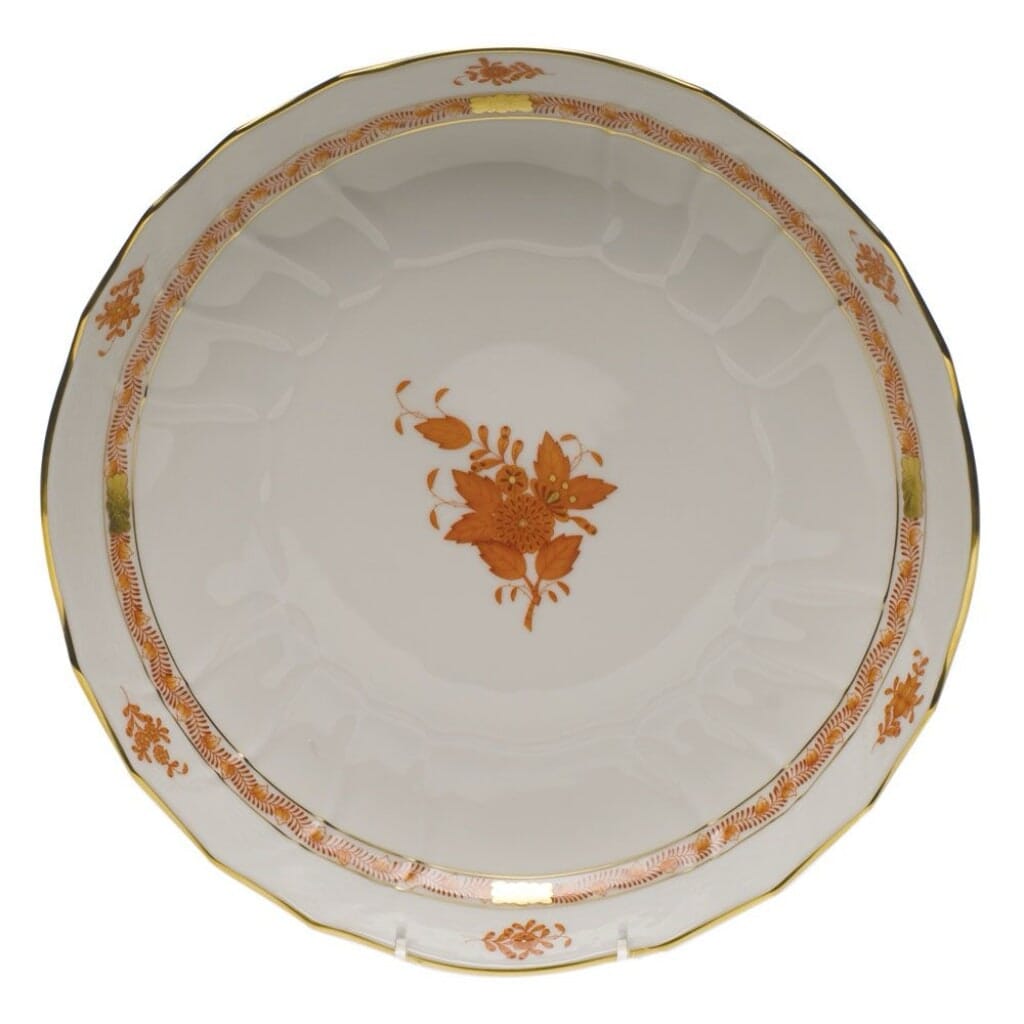 Herend Chinese Bouquet Open Vegetable Bowl Dinnerware Herend Rust 