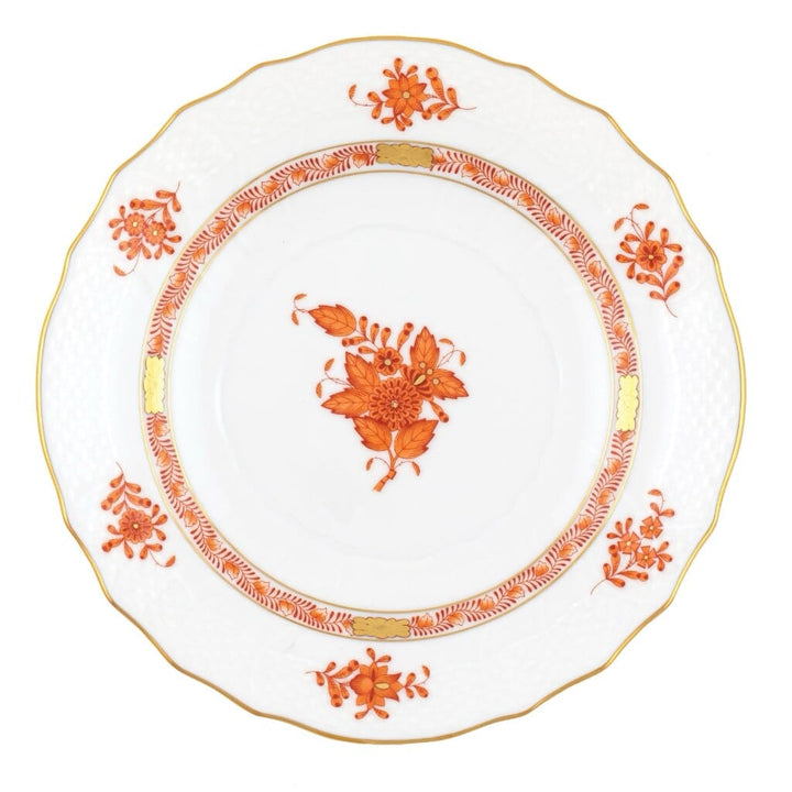 Herend Chinese Bouquet Salad Plate Dinnerware Herend Rust 