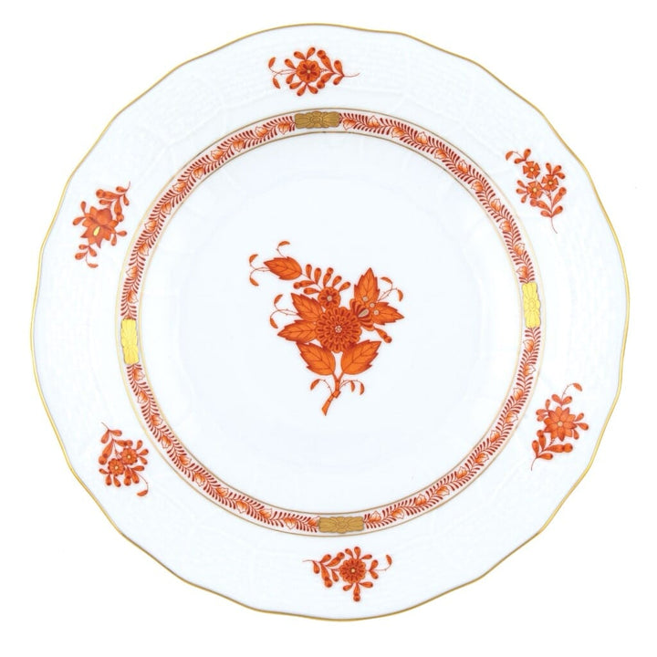 Herend Chinese Bouquet Dessert Plate Dinnerware Herend Rust 