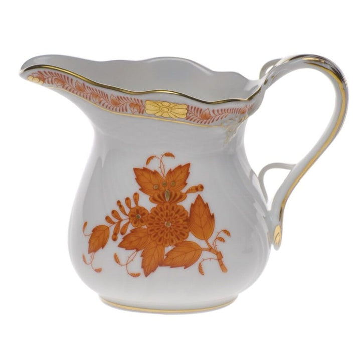 Herend Chinese Bouquet Creamer - 6 oz. Dinnerware Herend Rust