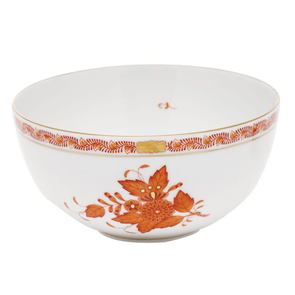 Herend Chinese Bouquet Small Bowl Dinnerware Herend Rust 