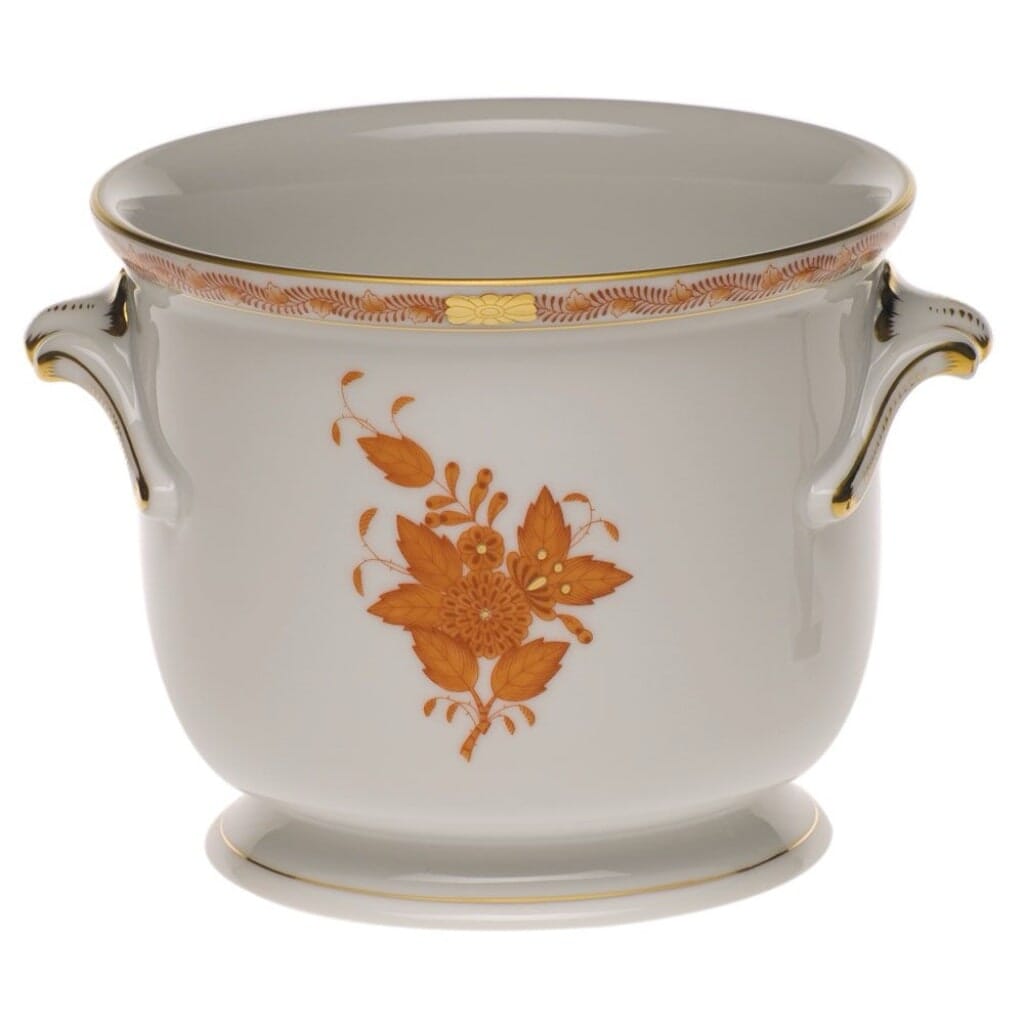 Herend Chinese Bouquet Small Cachepot Dinnerware Herend Rust 
