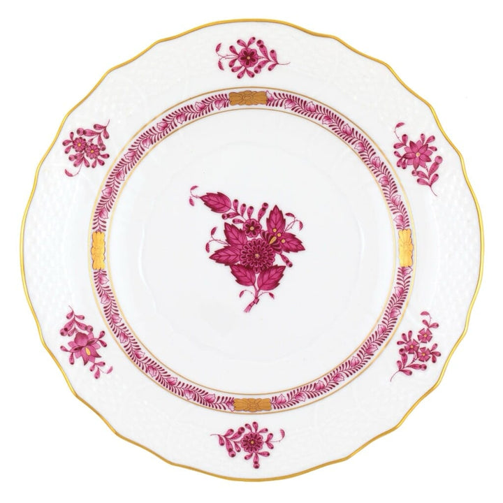 Herend Chinese Bouquet Salad Plate Dinnerware Herend Raspberry 