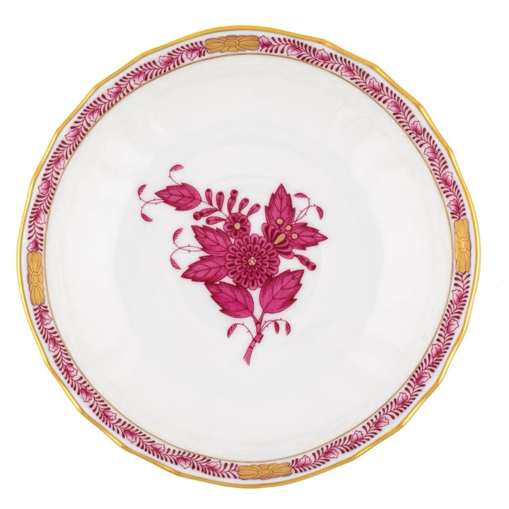 Herend Chinese Bouquet Canton Saucer Dinnerware Herend Raspberry 