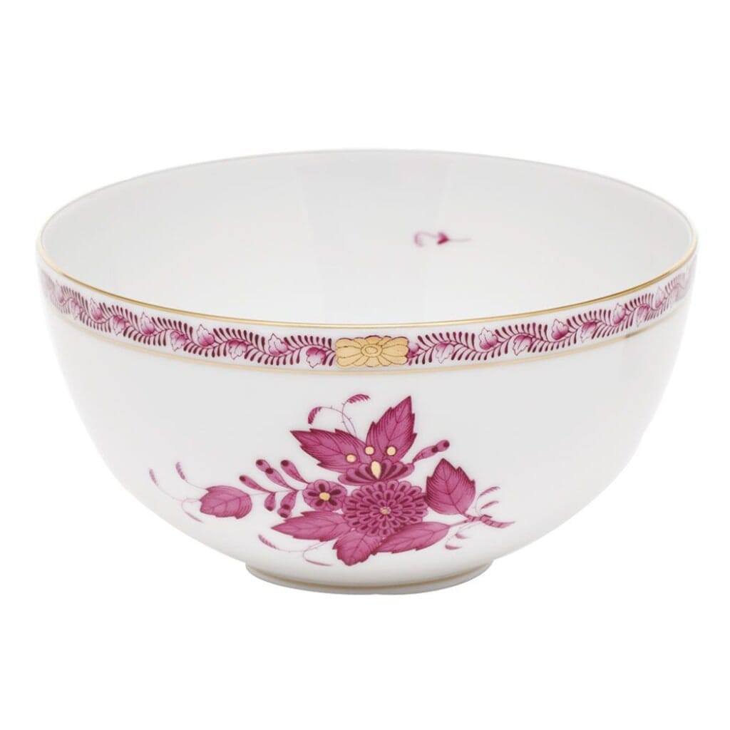 Herend Chinese Bouquet Small Bowl Dinnerware Herend Raspberry 