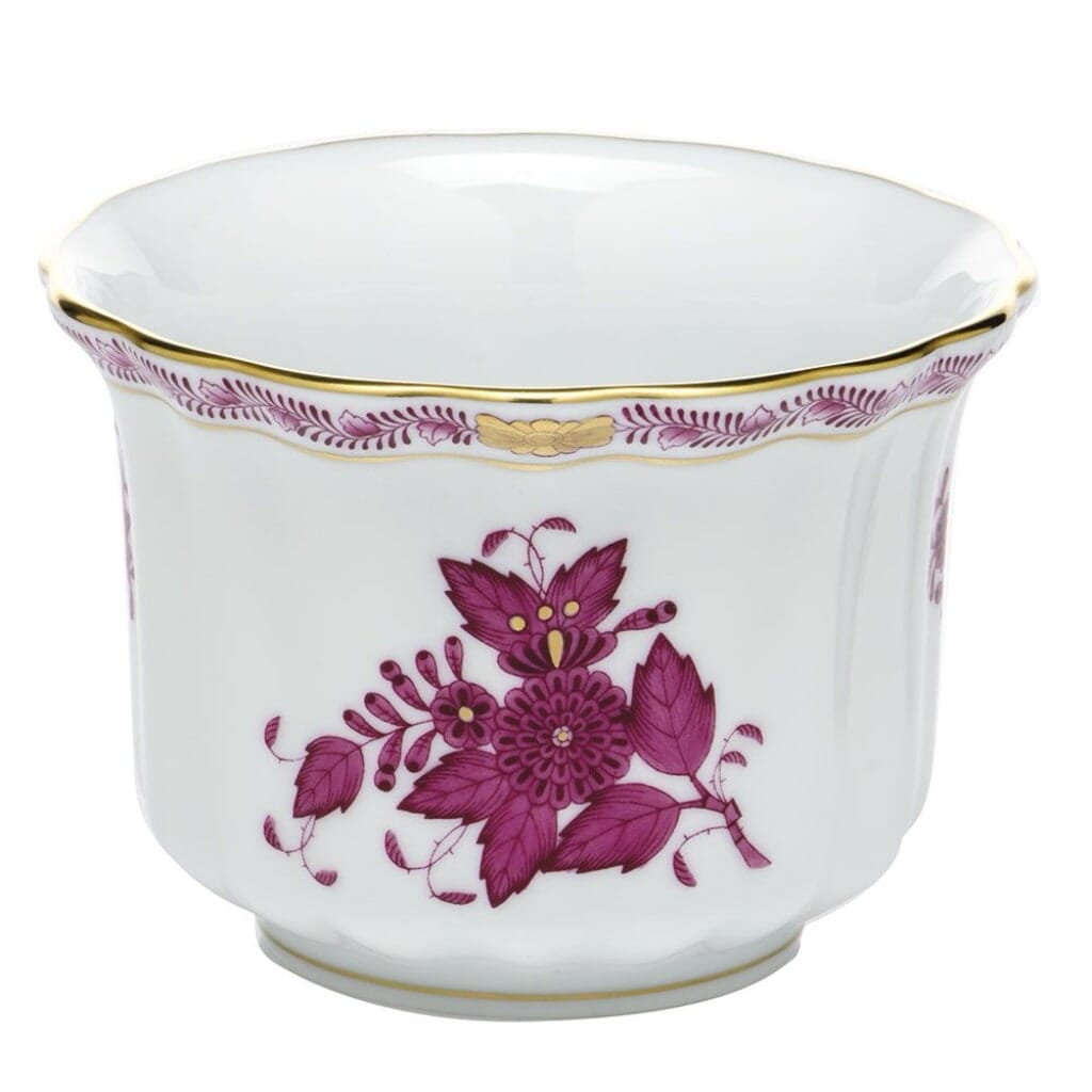Herend Chinese Bouquet Mini Cachepot Dinnerware Herend Raspberry 