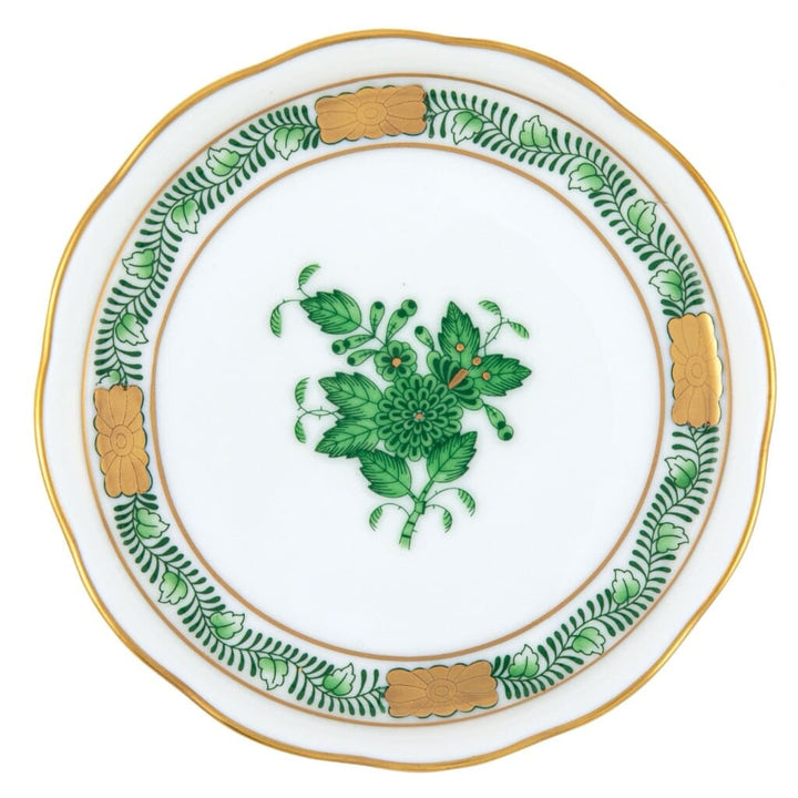 Herend Chinese Bouquet Coaster Dinnerware Herend Green 