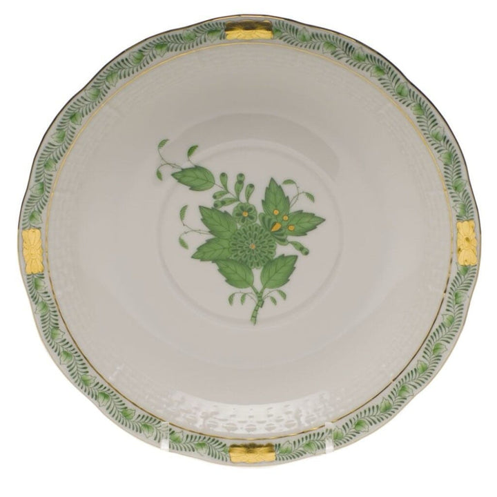 Herend Chinese Bouquet Cream Soup Stand Dinnerware Herend Green 