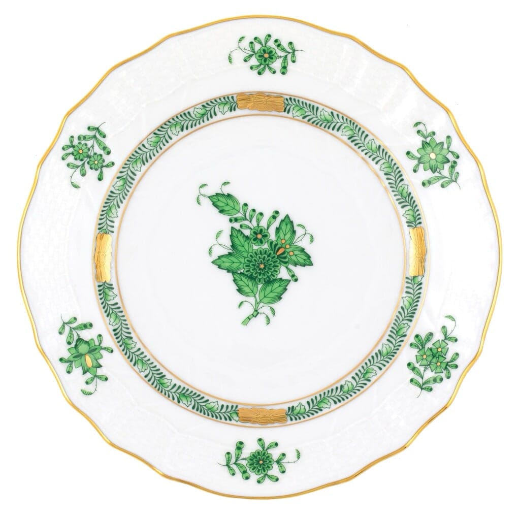 Herend Chinese Bouquet Bread And Butter Plate Dinnerware Herend Green 