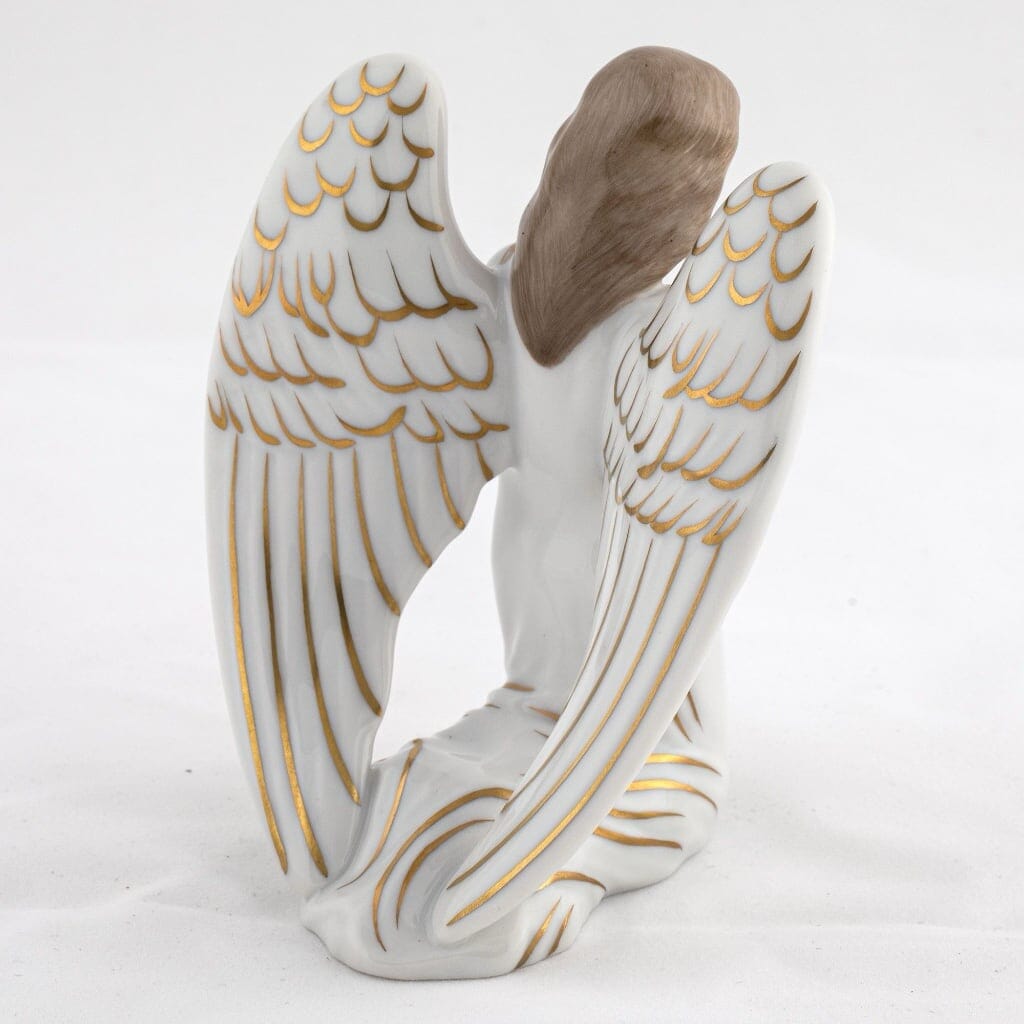 Herend Kneeling Angel Figurine Figurines Herend 