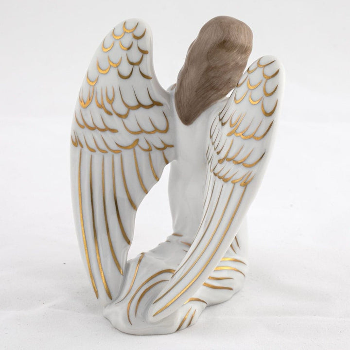 Herend Kneeling Angel Figurine Figurines Herend 