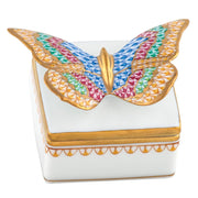 Herend Butterfly Box Figurines Herend Butterscotch 