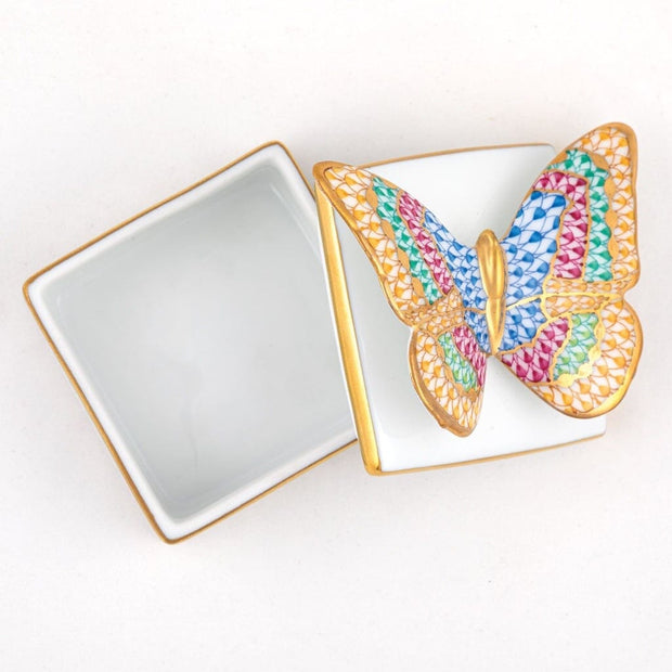 Herend Butterfly Box Figurines Herend 
