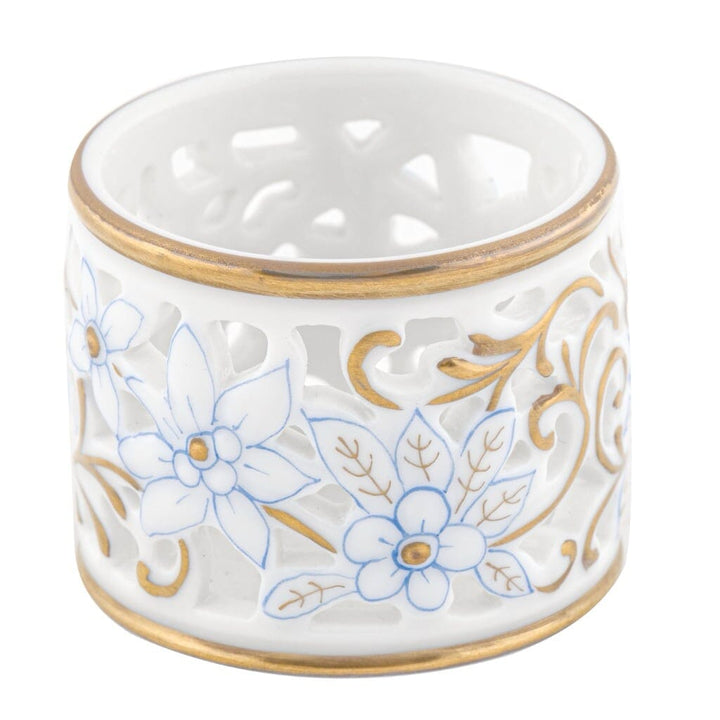 Herend Pierced Napkin Ring Napkin Rings Herend Blue 
