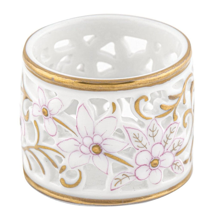 Herend Pierced Napkin Ring Napkin Rings Herend Pink 