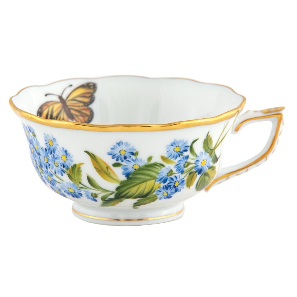 Herend American Wildflower Tea Cup - Wood Aster Dinnerware Herend 