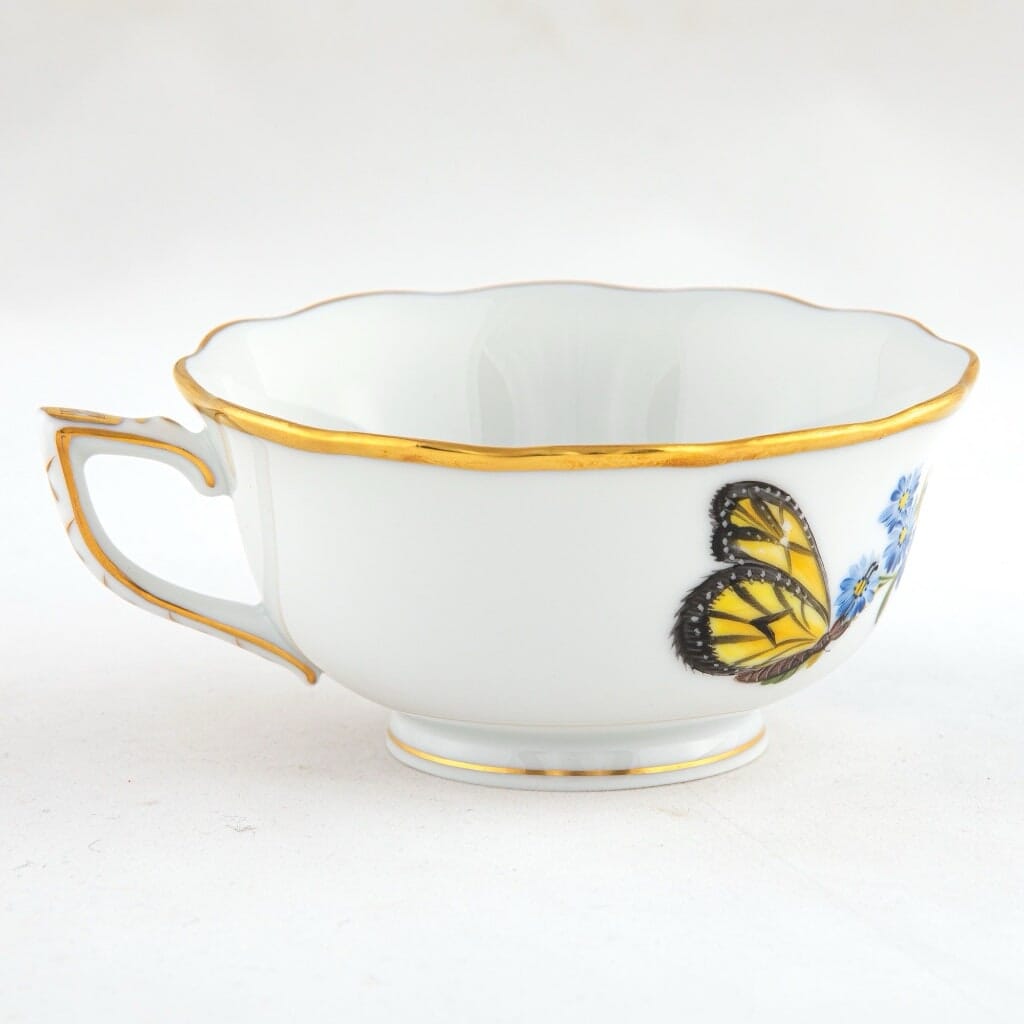 Herend American Wildflower Tea Cup - Wood Aster Dinnerware Herend 