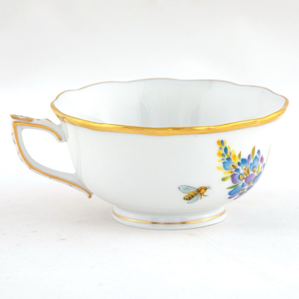 Herend American Wildflower Tea Cup - Texas Bluebonnet Dinnerware Herend 