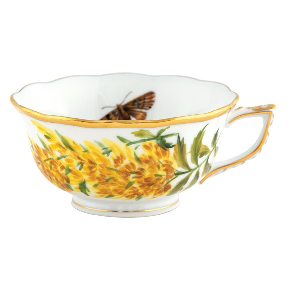 Herend American Wildflower Tea Cup - Tall Goldenrod Dinnerware Herend 