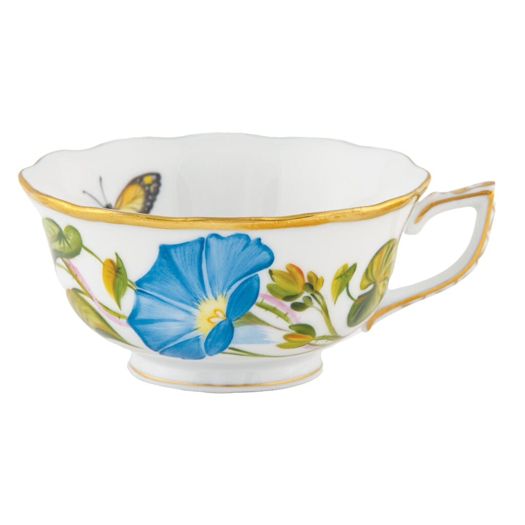 Herend American Wildflower Tea Cup - Morning Glory Dinnerware Herend 