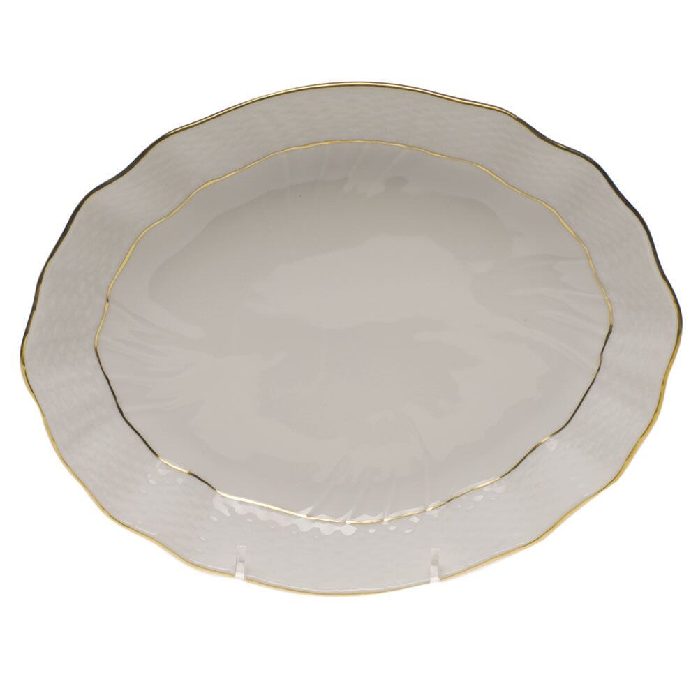 Herend Golden Edge Oval Dish Dinnerware Herend 