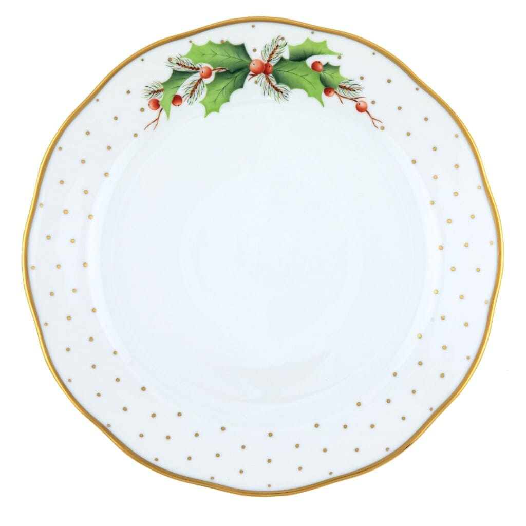 Herend Winter Shimmer Dinner Plate Dinnerware Herend 