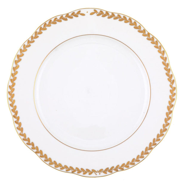 Herend Golden Laurel Service Plate Dinnerware Herend 
