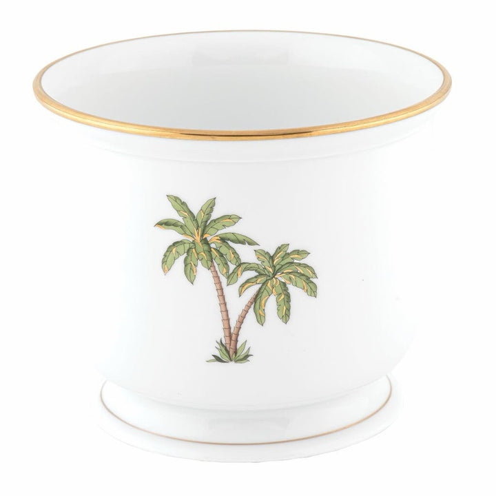 Herend Palm Tree Small Cachepot Dinnerware Herend 