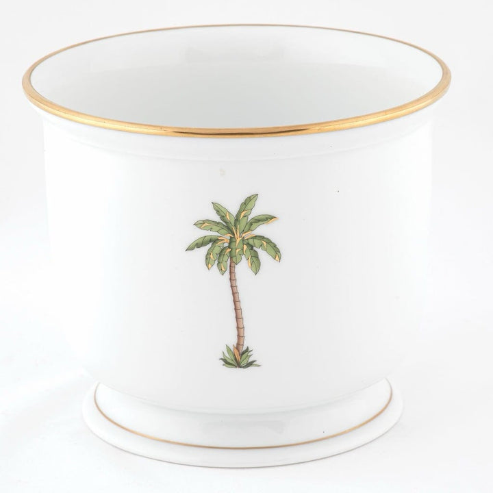 Herend Palm Tree Small Cachepot Dinnerware Herend 