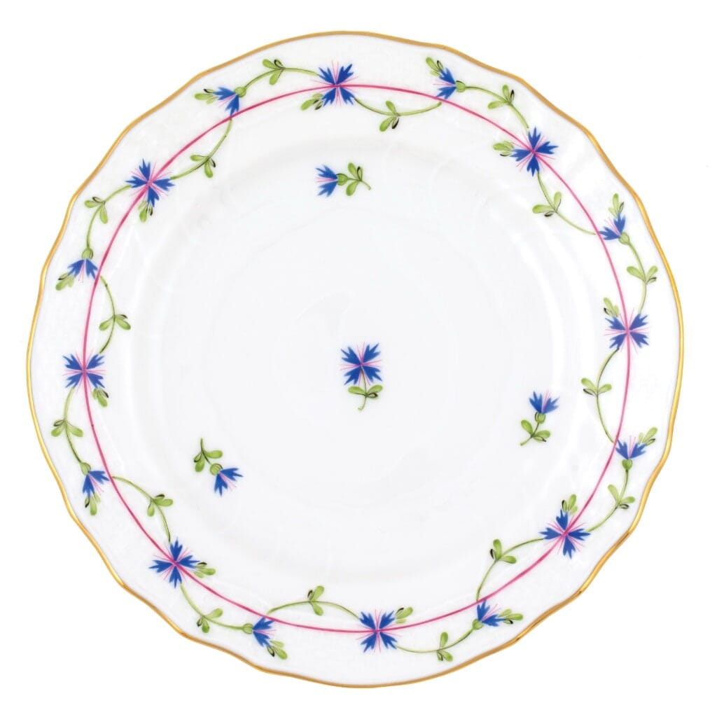 Herend Blue Garland Bread And Butter Plate Dinnerware Herend 