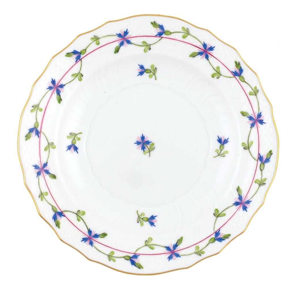 Herend Blue Garland Salad Plate Dinnerware Herend 