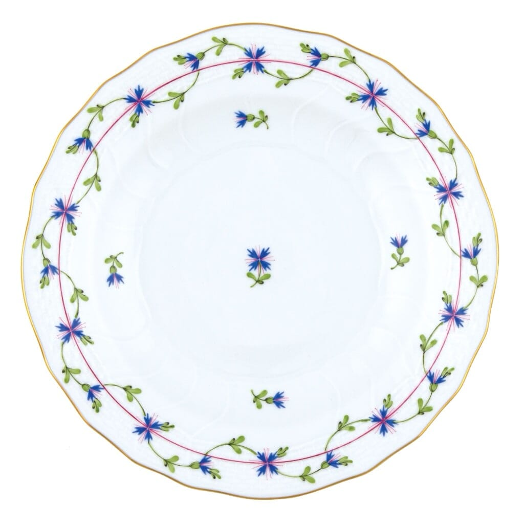 Herend Blue Garland Dessert Plate Dinnerware Herend 