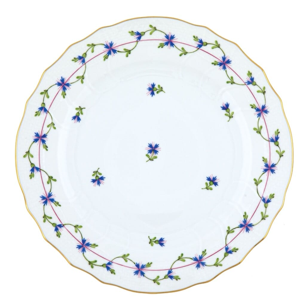 Herend Blue Garland Dinner Plate Dinnerware Herend 