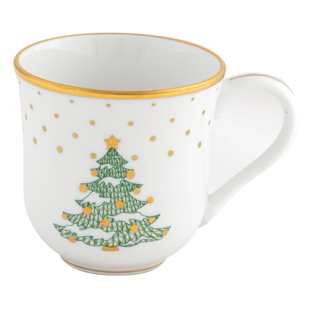 Herend Christmas Mug - Tree Dinnerware Herend 