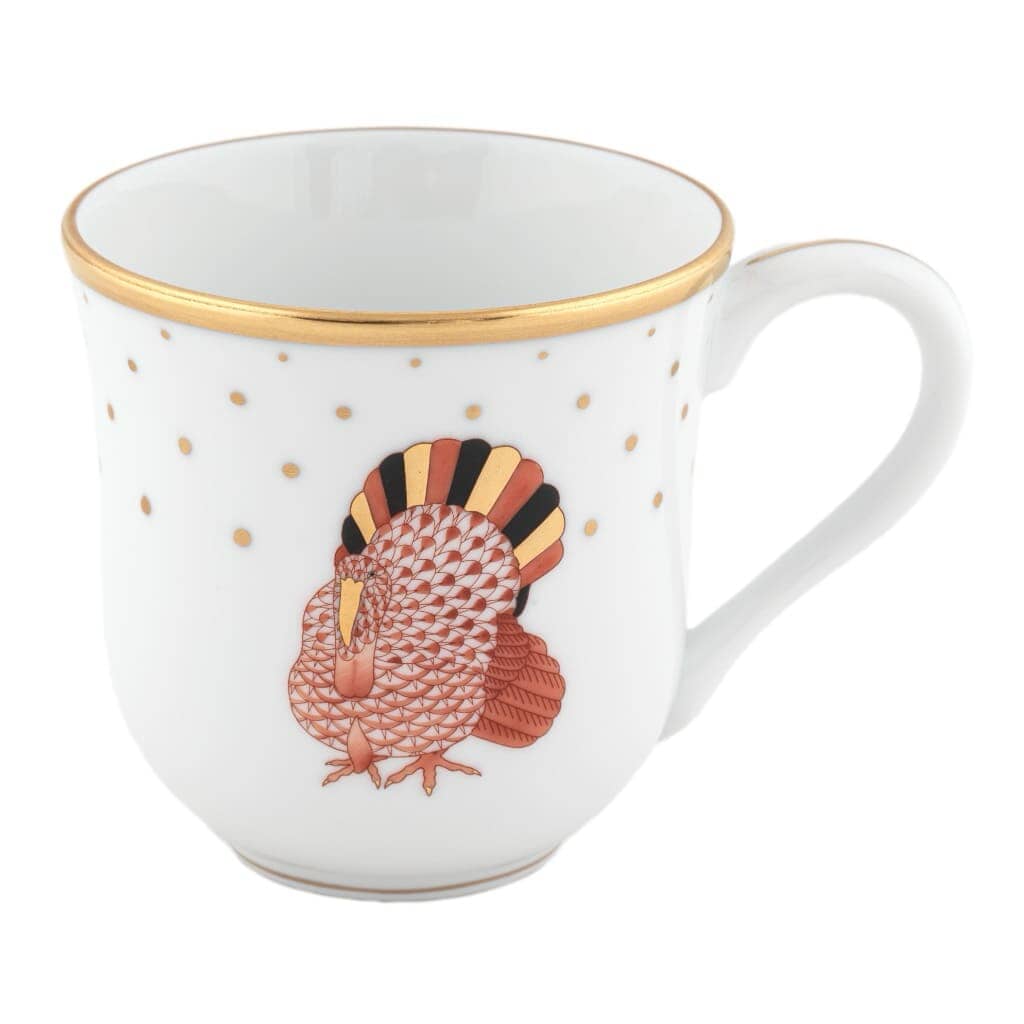 Herend Fall Mug - Turkey Dinnerware Herend Rust 
