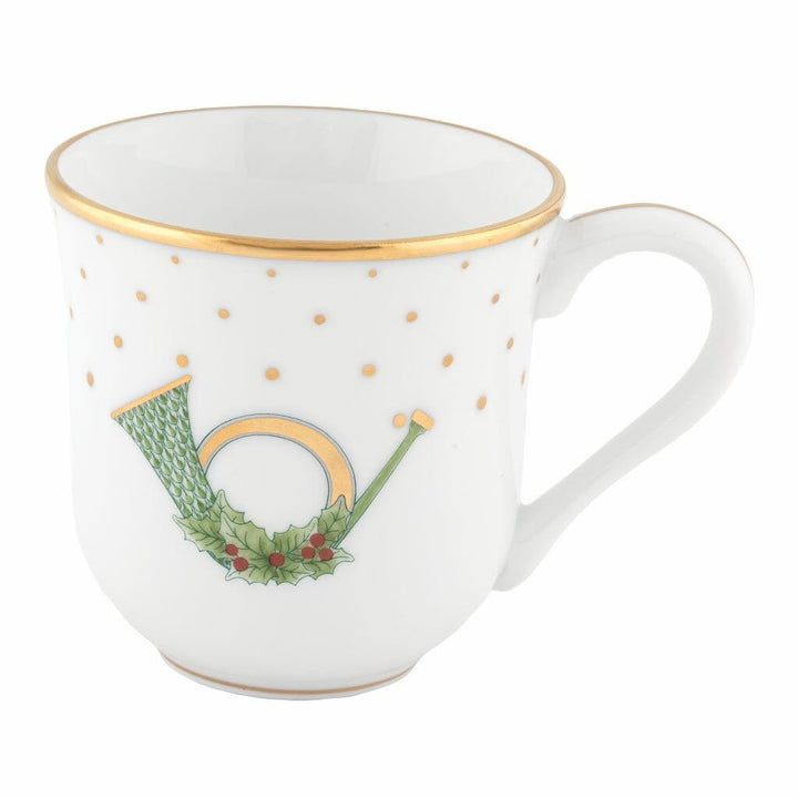 Herend Christmas Mug - Horn Dinnerware Herend 
