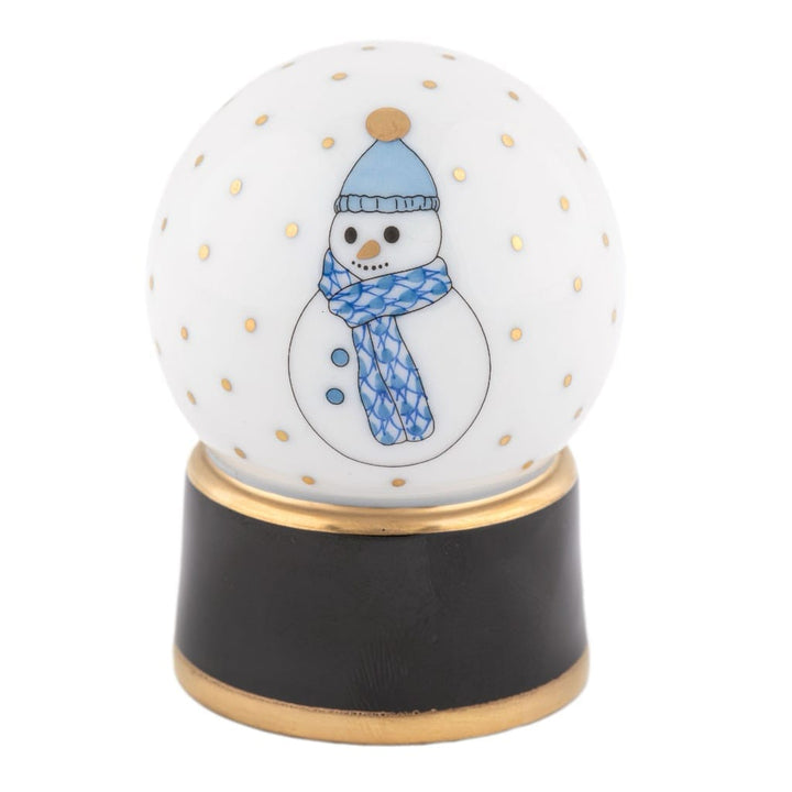 Herend Snow Globe Figurine Figurines Herend Blue 