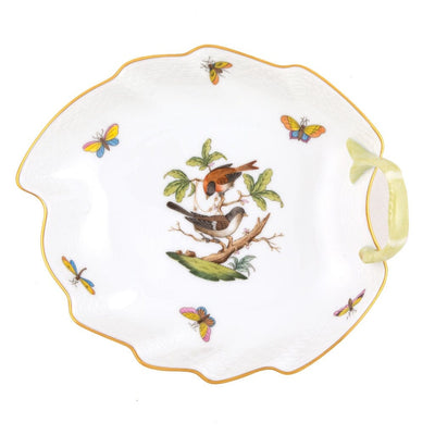 Herend Rothschild Bird Leaf Dish - 7.75 Inch Dinnerware Herend