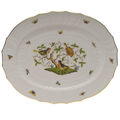 Herend Rothschild Bird Turkey Platter Platters Herend 