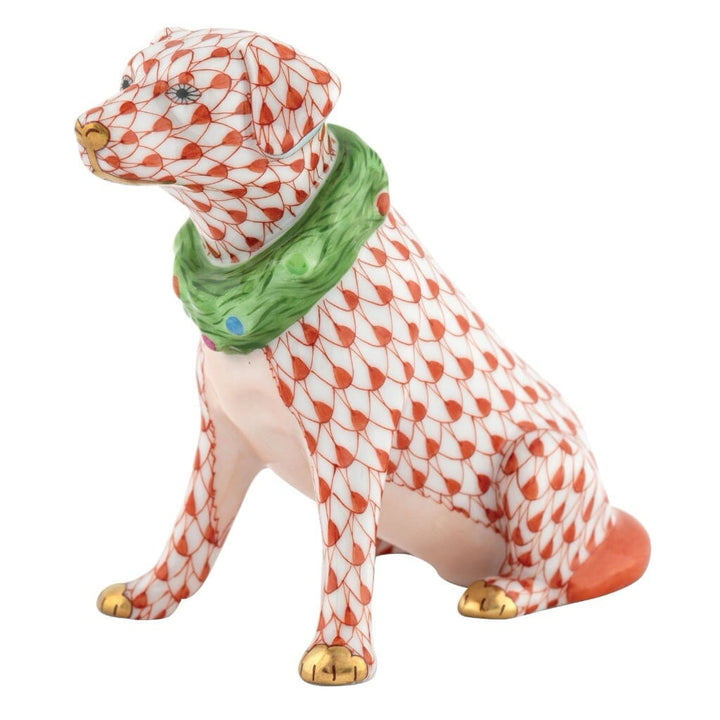 Herend Holiday Dog Figurine Figurines Herend Rust 