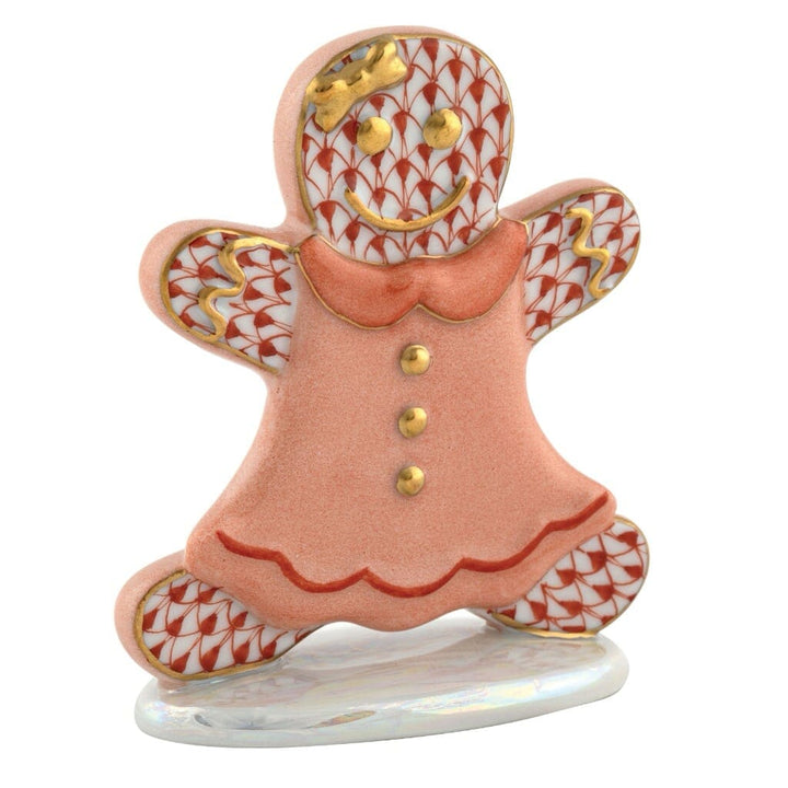 Herend Gingerbread Girl Figurine Figurines Herend Rust 