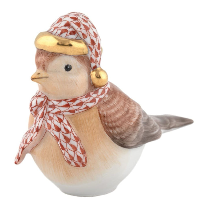 Herend Winter Bird Figurine Figurines Herend Rust 