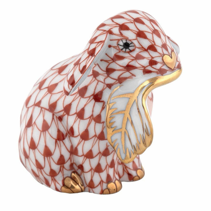 Herend Fall Bunny Figurine Figurines Herend Rust 