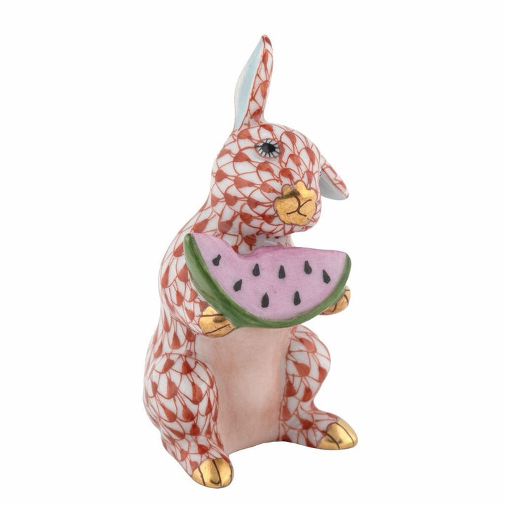 Herend Summer Bunny Figurine Figurines Herend Rust 