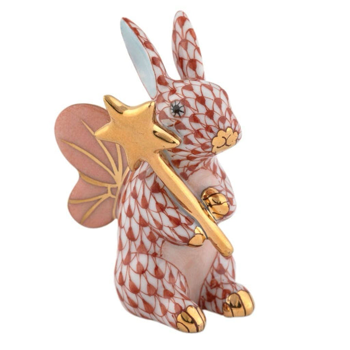 Herend Fairy Bunny Figurine Figurines Herend Rust 