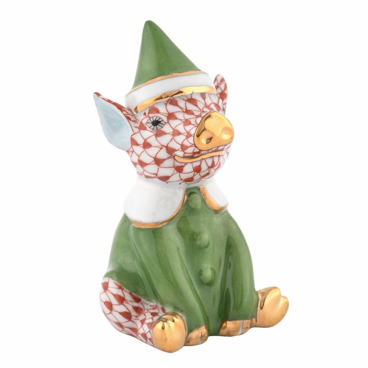 Herend Elf Piggy Figurine Figurines Herend Rust 
